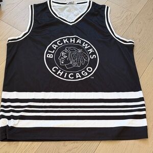 Black Chicago Blackhawks Tank Top